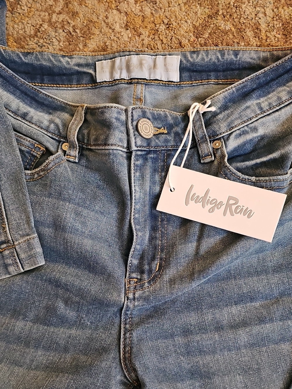 Indigo Rein Women's Medium Blue Flare Jeans